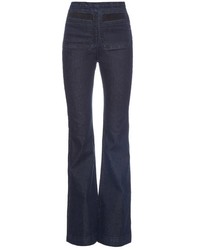 Rachel Comey High Rise Flared Denim Jeans