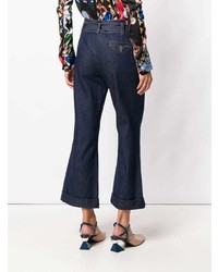 Carven High Waist Cropped Jeans