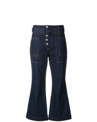 Carven High Waist Cropped Jeans