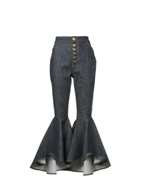Ellery Hysteria Crop Flared Jeans