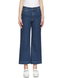 Stella McCartney Indigo Crop Flare Jeans