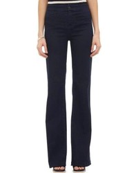 J Brand 2387 Tailored High Rise Flare Jeans Blue