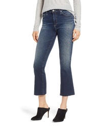 AG Jodi Raw Hem Crop Flare Jeans