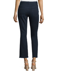 Nicholas Mid Rise Flare Leg Cropped Jeans Ink