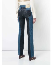 Chloé Panelled Boot Cut Jeans