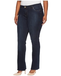 KUT from the Kloth Plus Size Natalie High Rise Bootcut In Beneficialeuro Base Wash Jeans