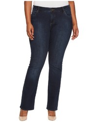 KUT from the Kloth Plus Size Natalie High Rise Bootcut In Beneficialeuro Base Wash Jeans