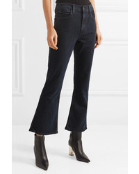 Proenza Schouler Pswl Cropped High Rise Flared Jeans
