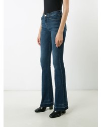 Frame Denim Stonewashed Flared Jeans