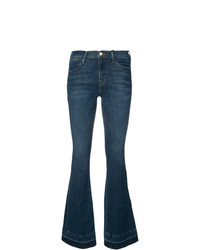 Frame Denim Stonewashed Flared Jeans