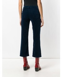 Mother Cropped Flared Trousers