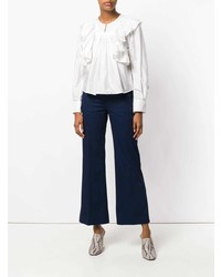 Tory Burch Flared Cropped Trousers