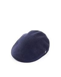 Jaxon Hats Wool Flat Cap Navy