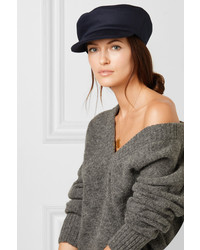 Isabel Marant Naly Wool Cashmere And Cotton Blend Cap