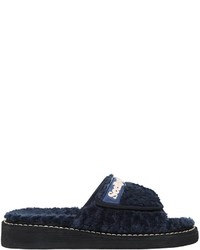 See by Chloe 40mm Faux Shearling Slide Sandals