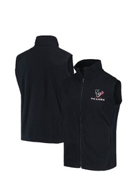 Dunbrooke Navy Houston Texans Houston Fleece Full Zip Vest