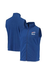 Dunbrooke Royal Buffalo Bills Houston Fleece Full Zip Vest