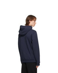 Coach 1941 Navy Fleece Essential Hoodie