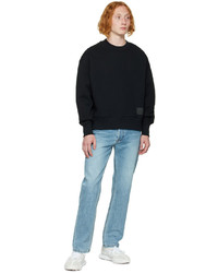 AMI Alexandre Mattiussi Black Cotton Sweatshirt