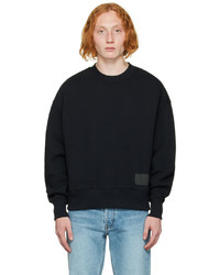 AMI Alexandre Mattiussi Black Cotton Sweatshirt