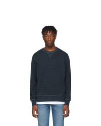Levis Made and Crafted Blue Heather Crewneck Sweatshirt