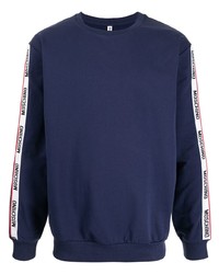 Moschino Logo Tape Cotton Sweatshirt