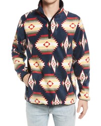 PacSun Blanket Art Fleece Half Zip Pullover