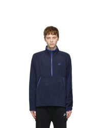 Nike Navy Fleece Sportswear Sweatshirt
