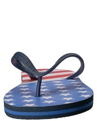 Vineyard Vines American Flag Printed Flip Flop Sandals