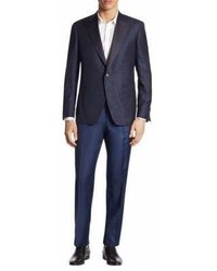 Saks Fifth Avenue Collection By Samuelsohn Classic Fit Floral Print Wool Dinner Jacket