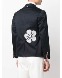 Thom Browne Floral Embroidered Blazer
