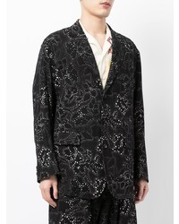 Seven By Seven Floral Single Breasted Blazer