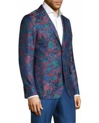 Etro Floral Slim Fit Cotton Jacket