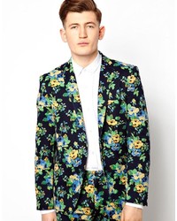 Vito Suit Jacket In Floral