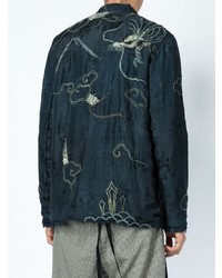 By Walid Floral Jacquard Jacket