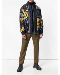 Sacai Floral Print Bomber Jacket