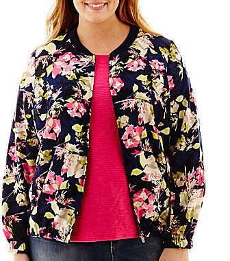 womens bomber jacket jcpenney