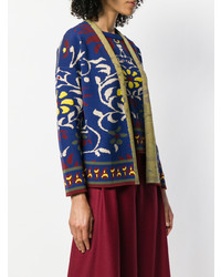Miahatami Floral Embroidered Cardigan