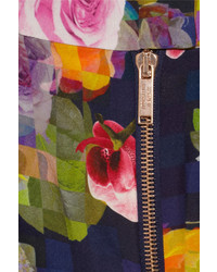 Matthew Williamson Floral Print Silk Pants