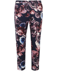 Dorothy Perkins Navy And Pink Trousers