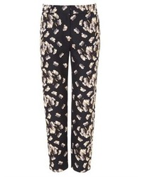Suno Navy Floral Trousers