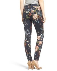 7 For All Mankind Floral Ankle Skinny Jeans