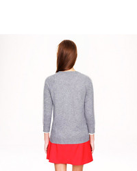 J.Crew Embossed Floral Sweater