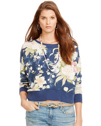 Polo Ralph Lauren Floral Print Crew Neck Sweatshirt