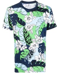 Moschino Floral Print Cotton T Shirt