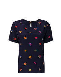 Ps By Paul Smith Floral Print T Shirt