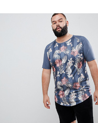 Siksilk Muscle Fit T Shirt In Floral Print To Asos
