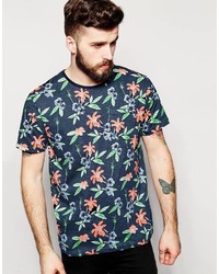 Bellfield T Shirt With Large Flower Print