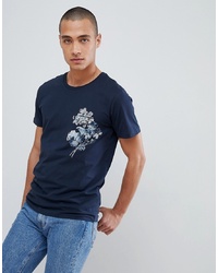 Selected Homme T Shirt With Printed Pocket