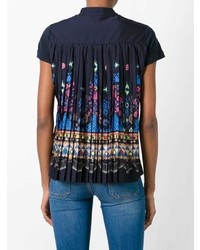 Sacai Tribal Lace Panelled T Shirt